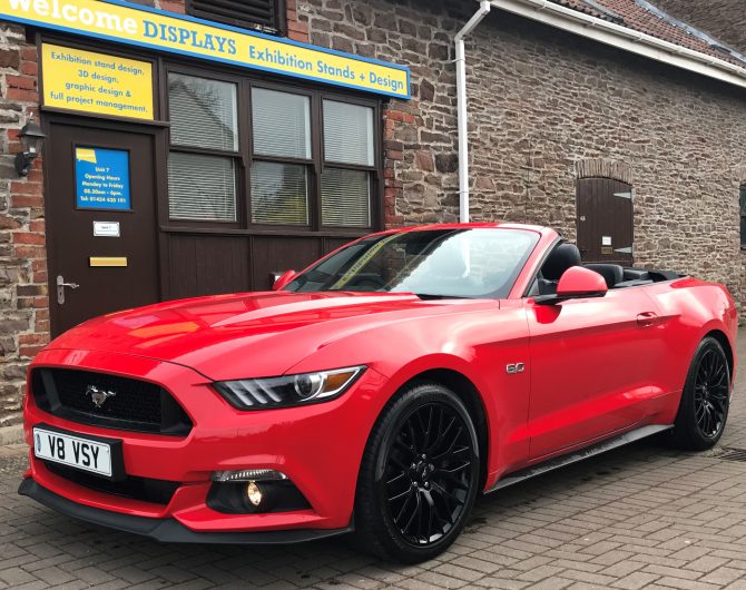 Mustang GT convertible V8 2016