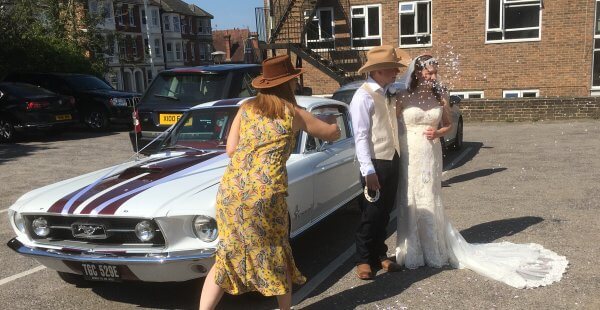 Ford Mustang Wedding