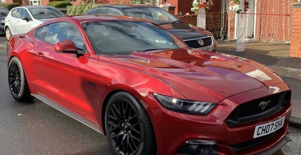 Red Mustang GT
